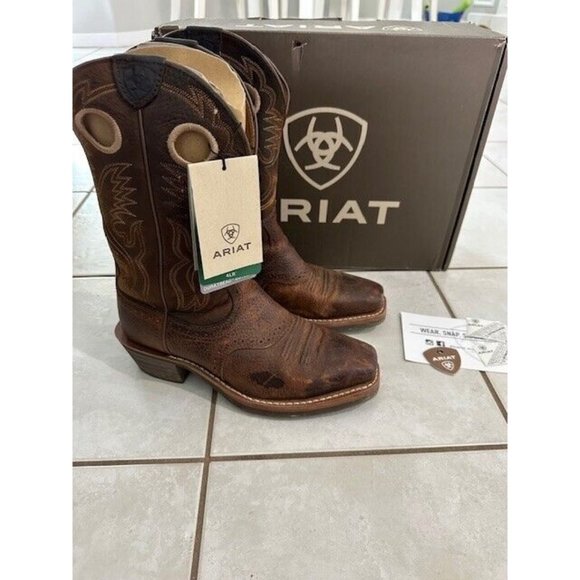 Ariat Mens Heritage Roughstock Western Square Toe Boots 10002227